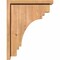 Ekena Millwork Pescadero Smooth Corbel w/Backplate, Western Red Cedar, 7 1/2"W x 14"D x 18"H COR08X14X18PEC01SWR - alternate 2